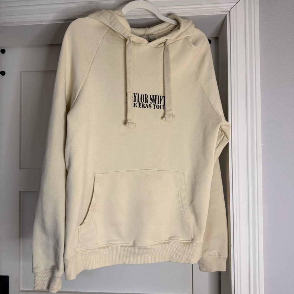 Taylor Swift Cream Pullover Crewneck Sweatshirt